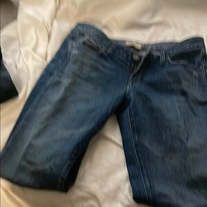 PAIGE Women's Boot Cut Jeans - Dark Blue